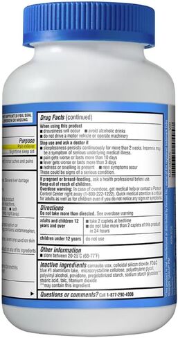 berkley jensen Extra Strength Acetaminophen PM Caplets, 500 ct. in Saudi Arabia