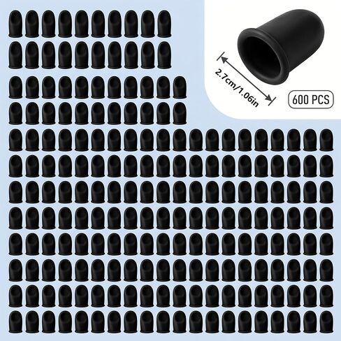 600 Pcs Finger Cots Gloves for Protectors, Disposable Latex Finger Tip Covers for Industrial Use in Saudi Arabia