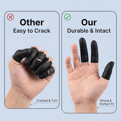 600 Pcs Finger Cots Gloves for Protectors, Disposable Latex Finger Tip Covers for Industrial Use in Saudi Arabia