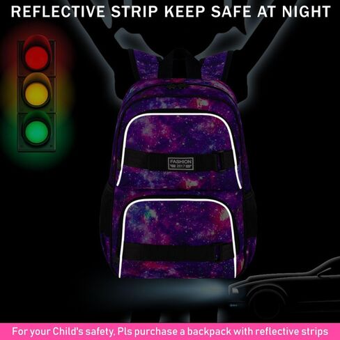 UFNDC Backpack for Girls, 17.5" Water Resistant Cat Galaxy Tie-Dye School Backpacks, Teens Bookbag for Women College Middle in Kuwait