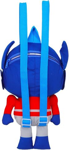 Transformers Optimus Prime Plushie Backpack Set - Bundle of 16" Plush Doll with Carrying Straps Plus Tattoos, More | Transformers Gifts for Kids in Kuwait