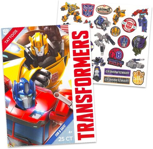 Transformers Optimus Prime Plushie Backpack Set - Bundle of 16" Plush Doll with Carrying Straps Plus Tattoos, More | Transformers Gifts for Kids in Kuwait