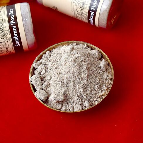 SATVIK Pure Sambrani Powder for Pooja – 30g | Premium Quality Incense Powder for Religious Rituals, Aromatherapy, and Purifying Atmosphere | Natural & Chemical-Free in Kuwait