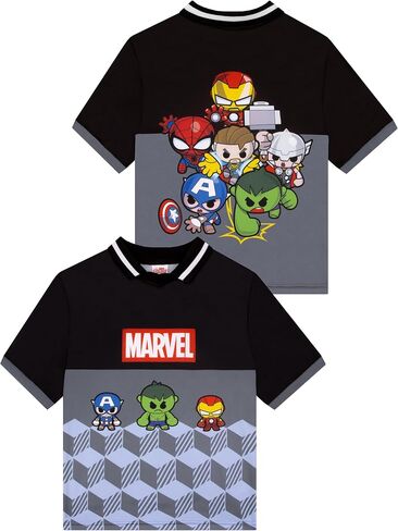 قميص Marvel، قميص كرة القدم The Avengers للأولاد، تي شيرت للأولاد، جيرسي كرة قدم للأطفال، متعدد الألوان 7 in Kuwait