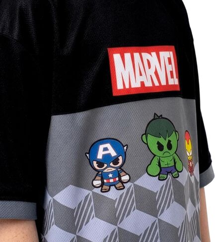 قميص Marvel، قميص كرة القدم The Avengers للأولاد، تي شيرت للأولاد، جيرسي كرة قدم للأطفال، متعدد الألوان 7 in Kuwait