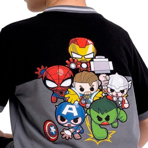 قميص Marvel، قميص كرة القدم The Avengers للأولاد، تي شيرت للأولاد، جيرسي كرة قدم للأطفال، متعدد الألوان 7 in Kuwait