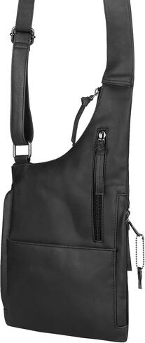 Unisex Concealed Carry Ultra Sleek Remi Crossbody with Locking Zipper and Universal Holster in Saudi Arabia