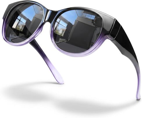 VIEWBETTER Women Oversized Fit Over Sunglasses for Women - Polarized UV400 Protection Anti Glare for Driving Fishing VB5779 in Kuwait