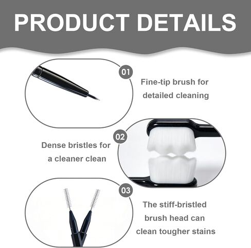 Jewelry Cleaning Kit with Cleaning Brushes and Double Sided Velvet Polishing Cloths for Gold Silver Platinum Diamonds Gemstones in Saudi Arabia