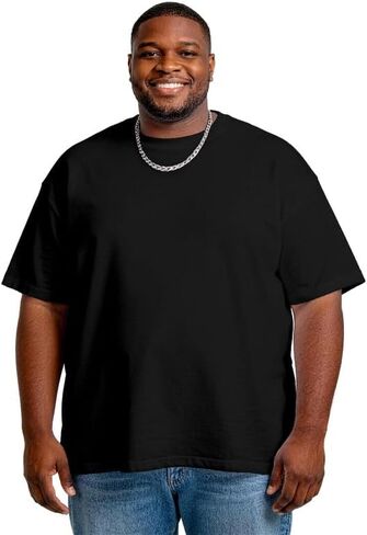 Big and Tall T Shirts for Men, 2XL-3XL Loose Fit Crewneck Tee for Gym, Casual Plus Size Comfort T-Shirts for Men in Saudi Arabia