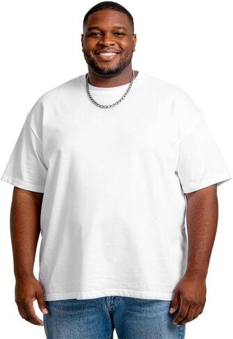 Big and Tall T Shirts for Men, 2XL-3XL Loose Fit Crewneck Tee for Gym, Casual Plus Size Comfort T-Shirts for Men in Saudi Arabia