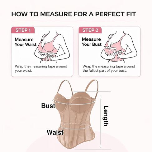 ELLACCI Women's Mesh Corset Bustier Top Elastic Waistband Lingerie Top with Removable Straps Khaki in Kuwait