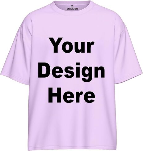 Oversized Personalized T-Shirt - Custom Print Photo, Text, Logo | 100% Cotton Customized Tshirt for Men & Women in Saudi Arabia
