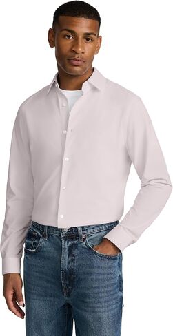 EXPRESS Men’s Slim Modern Tech 1MX Dress Shirt - Stretch Fabric, Wrinkle Resistant in Saudi Arabia