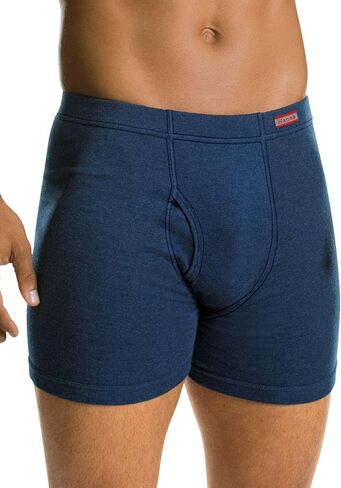 Hanes Men's ComfortSoft Tagless Blues Boxer Briefs 5-Pack, M-Assorted in Saudi Arabia
