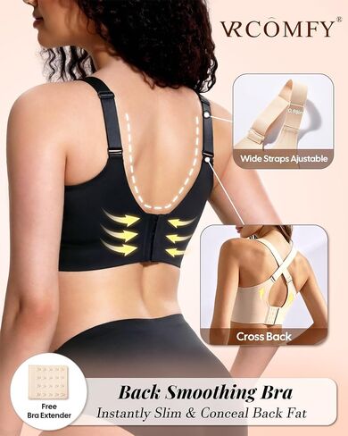 Jelly Full Coverage Bras for Women No Underwire Push Up Seamless Bralette with Adjustable Straps Plus Size Everyday Bras in Saudi Arabia