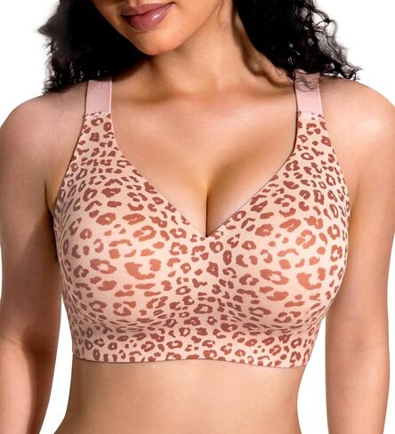 Jelly Full Coverage Bras for Women No Underwire Push Up Seamless Bralette with Adjustable Straps Plus Size Everyday Bras in Saudi Arabia
