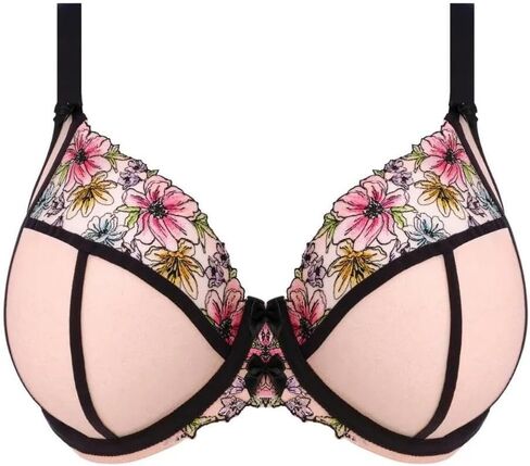 حمالة صدر Elomi Carrie Plunge Underwire (301802)، 34HH، وردي باليه in Kuwait