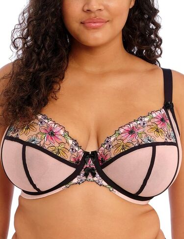 حمالة صدر Elomi Carrie Plunge Underwire (301802)، 34HH، وردي باليه in Kuwait