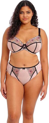 حمالة صدر Elomi Carrie Plunge Underwire (301802)، 34HH، وردي باليه in Kuwait