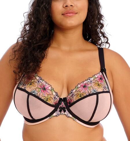 حمالة صدر Elomi Carrie Plunge Underwire (301802)، 34HH، وردي باليه in Kuwait