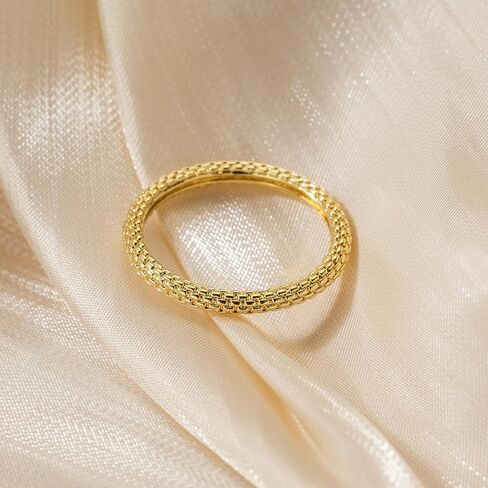 14K Gold Rings for Women Vintage Gold Rings for Women Non Tarnish Elegant Gorgeous Beauteous Statement Mens Rings 9 in Saudi Arabia