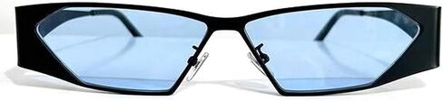 Retro Rectangle Sunglasses For Women Trendy Y2K Small Square Sun Glasses Vintage Narrow Gold Frame Champagne Eyewear in Kuwait