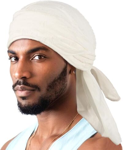 خمر المتعثرة دو خرقة الدراجات باندانا ذيل طويل الجمجمة قبعات التبريد الهيب هوب قبعة Durag دراجة نارية رئيس التفاف عمامة in Kuwait
