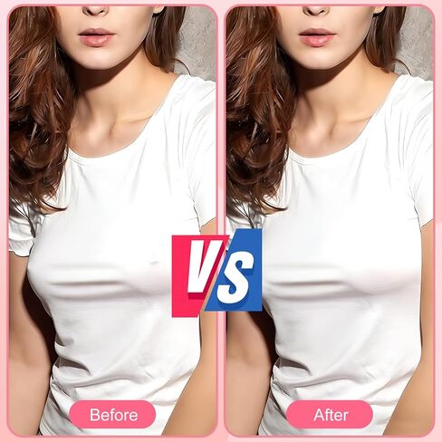 3 Pcs Boob Tape for Breast Lift - BoobTape with 10 Pcs Pasties,4 silicone stickers,Body Tape for Women Invisible Breast Bra Tape Brown in Saudi Arabia