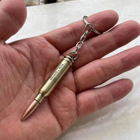 Bullet Model Keychain 2.7“ Zinc Alloy Keyring Cosplay Accessories in Saudi Arabia