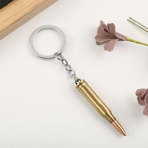 Bullet Model Keychain 2.7“ Zinc Alloy Keyring Cosplay Accessories in Saudi Arabia