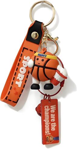 3D Basketball Keychain Gifts for Coach,Sports Fan Bag Charm Champions MVP Key chain for Men, Women,Boys Girls Sports Enthusiast Team Gift in Saudi Arabia