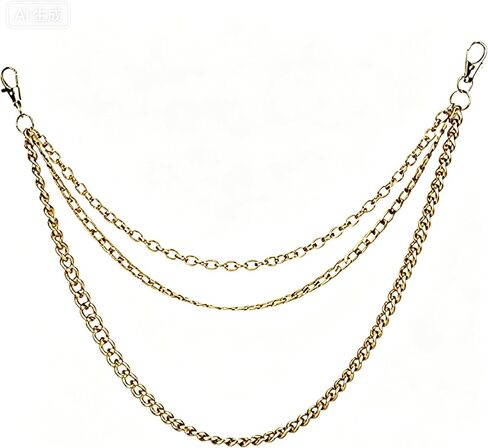 Pants Chain Wallet Chain Jeans Chain,1 Pack Belt Chain Wallet Chain Pocket Chain for Hip Hop Punk Jeans Chain Key Chain Goth Accessories for Men Women Streetwear Urban Fashion in Saudi Arabia
