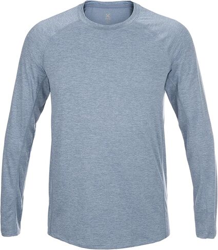 Vertx Men’s Journey Performance Long Sleeve Shirt, Lightweight, Moisture-Wicking, Breathable, Relaxed-Fit in Kuwait