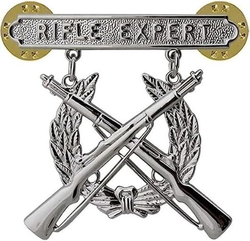 Marine Corps Rifle Qualification Shooting Badges in Saudi Arabia