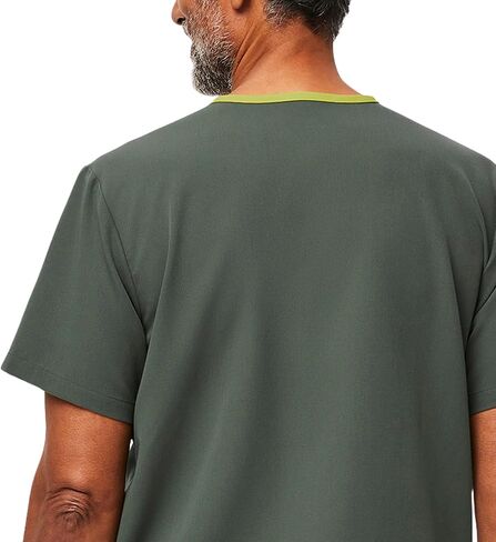 FIGS Chisec Three-Pocket Scrub Top for Men – Moss, S in Saudi Arabia