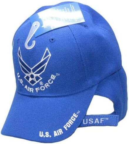 قبعة مرخصة من Trade Winds US Air Force USAF Wings Insignia Royal Blue Shadow المطرزة in Kuwait