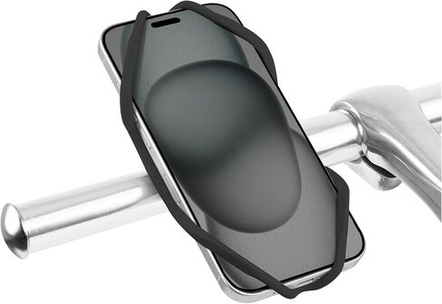 BONE Bike Tie Pro 5، حامل هاتف الدراجة للجذع، حامل سيليكون مقاوم للخدش مع تصميم مضاد للانزلاق وممتص للصدمات، حامل هاتف عالمي لركوب الدراجات متوافق مع معظم الهواتف الذكية (فيروزي - جذعي) in Kuwait