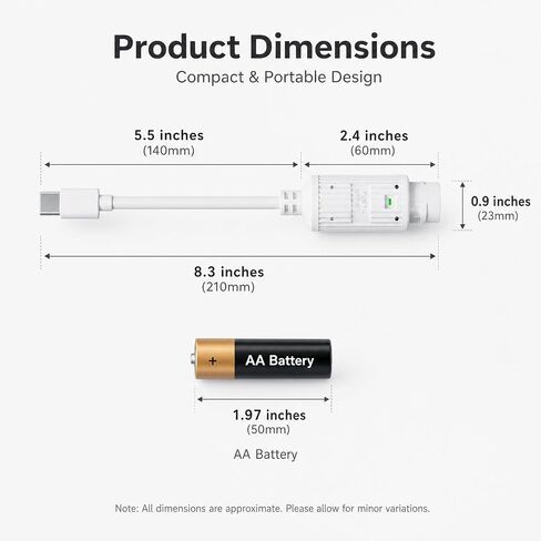 PoE to USB-C Power Converter (Power Only, No Data), 5V 2.4A 12W Charging Adapter, 48V PoE to USB-C Power Output, IEEE 802.3af/at Compliant, IP65 Waterproof for Outdoor Security Camera/Tablet/LED Light in Saudi Arabia