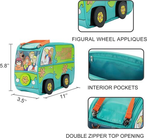 Bioworld Scooby Doo Mystery Machine 28 CM Novelty Cosmetic Bag in Saudi Arabia