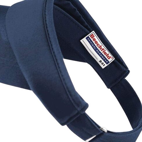 Beechfield Unisex Sports Visor / Headwear (One Size) (White) in Kuwait