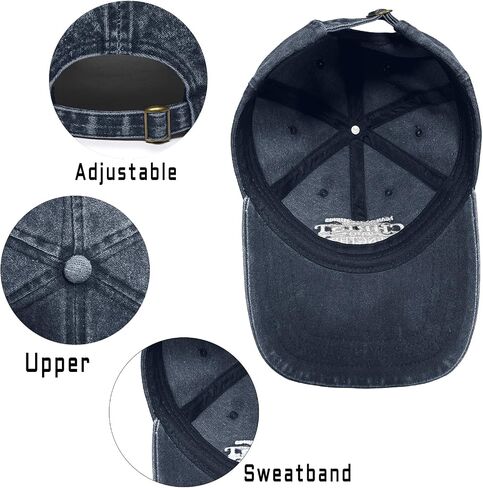 Fkatuzi Christian Hats for Men Women Jesus Faith Religious God Hat Vintage Cotton Embroidered Acid Wash Baseball Caps in Saudi Arabia
