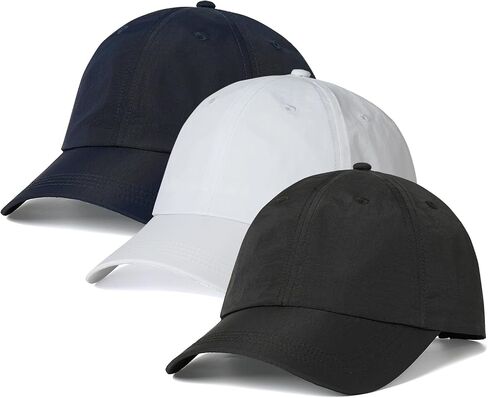 Cmonie 3Pcs Quick Dry Baseball Hat Breathable Sport Cap in Saudi Arabia