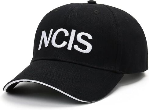 NCIS Baseball Cap Hat Adult Women Men Adjustable Black Cotton Embroidered Hat in Saudi Arabia