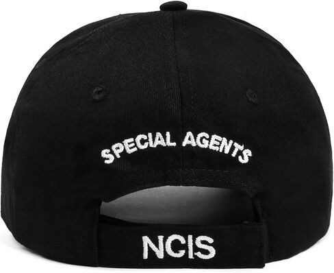 NCIS Baseball Cap Hat Adult Women Men Adjustable Black Cotton Embroidered Hat in Saudi Arabia