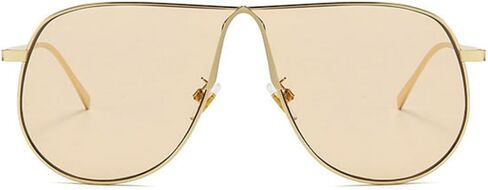 Willochra 70s النظارات الشمسية الطيار المتضخم للنساء ريترو لطيف 2025 الذهب معدن مربع نظارات شمسية كبيرة ظلال سوداء نظارات in Kuwait