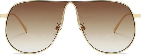 willochra 70s Oversized Pilot Sunglasses For Women Retro Cute 2025 Gold Metal Square Sun Glasses Big Black Shades Eyewear in Saudi Arabia