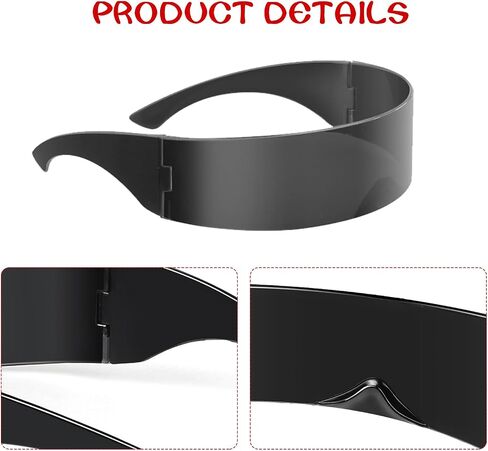 12 pcs 80s Cyber Visor Sunglasses,Futuristic Cyclops Cyberpunk Visor Sunglasses,Punk Future Style Cosplay,Future Costume Futuristic Wrap Visor Sun Glasses for Men Women in Saudi Arabia