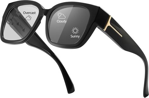 LVIOE Polarized Photochromic Sunglasses for Women Men, Oversized Over Glasses with UV Protection for Driving Traveling in Saudi Arabia