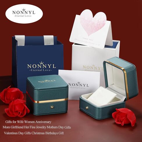 هدايا NONNYL للزوجة أقراط اللؤلؤ النسائية، هدية مجوهرات لصديقتك في عيد ميلادها والذكرى السنوية لعيد الميلاد وعيد الأم وهدايا عيد الحب للزوجة وأمها in Kuwait
